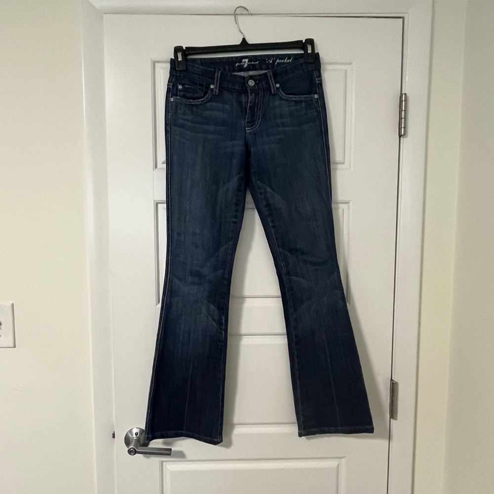 7 For All Mankind Flare Jeans, Size 26, Like New